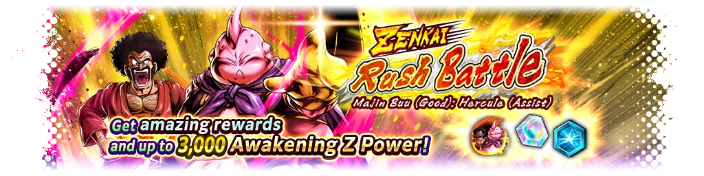 Batalha Rush ZENKAI - Majin Boo: Mr. Satan (Assist.) -