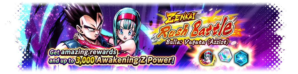 Batalha Rush ZENKAI - Bra: Vegeta (Assist.) -