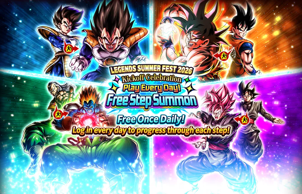 Festa de Verão Legends 2026 Celebração Especial Desafio Diário! Invocação em Etapas gratuita